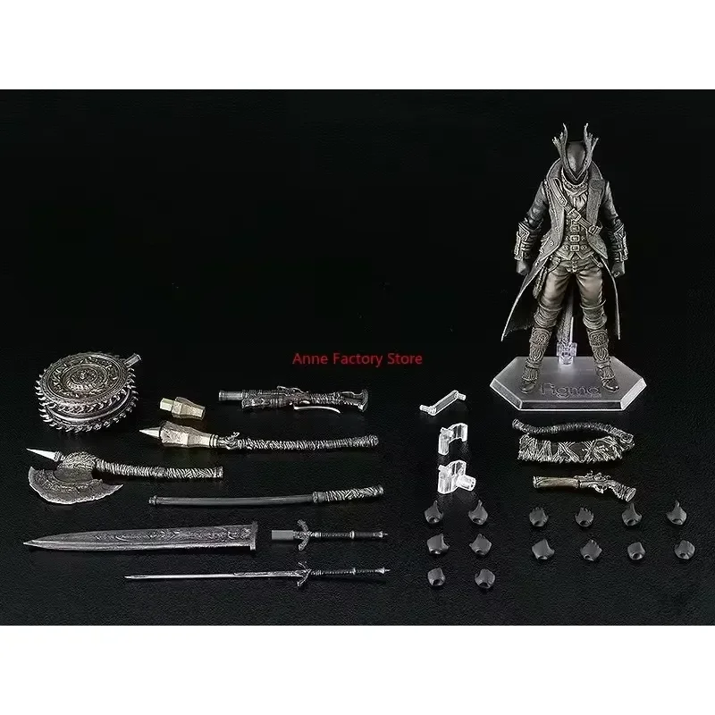 for Max Factory Figma 367 DX Bloodborne The Old Hunter Anime Figure PVC Collectible Model Toy Ornaments Desktop In Stock