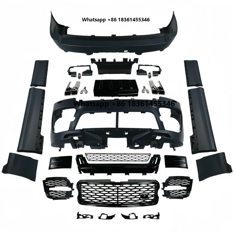 

For 13-17 Range Rover Sport SVO and SV Sport Heritage Models Includes Bumpers Grille Front/floor air Intake Suitable