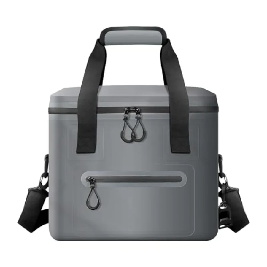 

Bag 7/16/30 Can Collapsible with Bottle Opener for Lunch s for Picnic Beach Work Trip - Soft Ice Coolers Bags with Zipper Folda