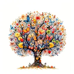 Unique Wooden Tree of Life Puzzles – Irregular Animal-Shaped Jigsaw, Fun Leisure Toy, Perfect Gift for Christmas, Birthdays