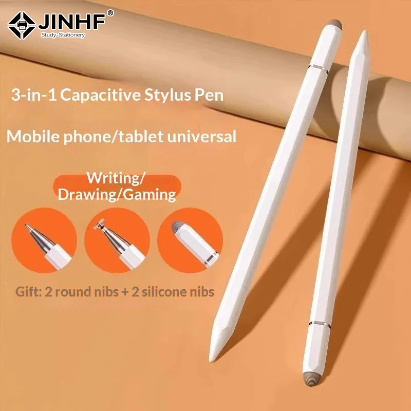 3 In 1 Universal Stylus Pen Magnetic Adsorption High Precision Touch Screen Pencil For Phone Tablet Drawing Writing Game