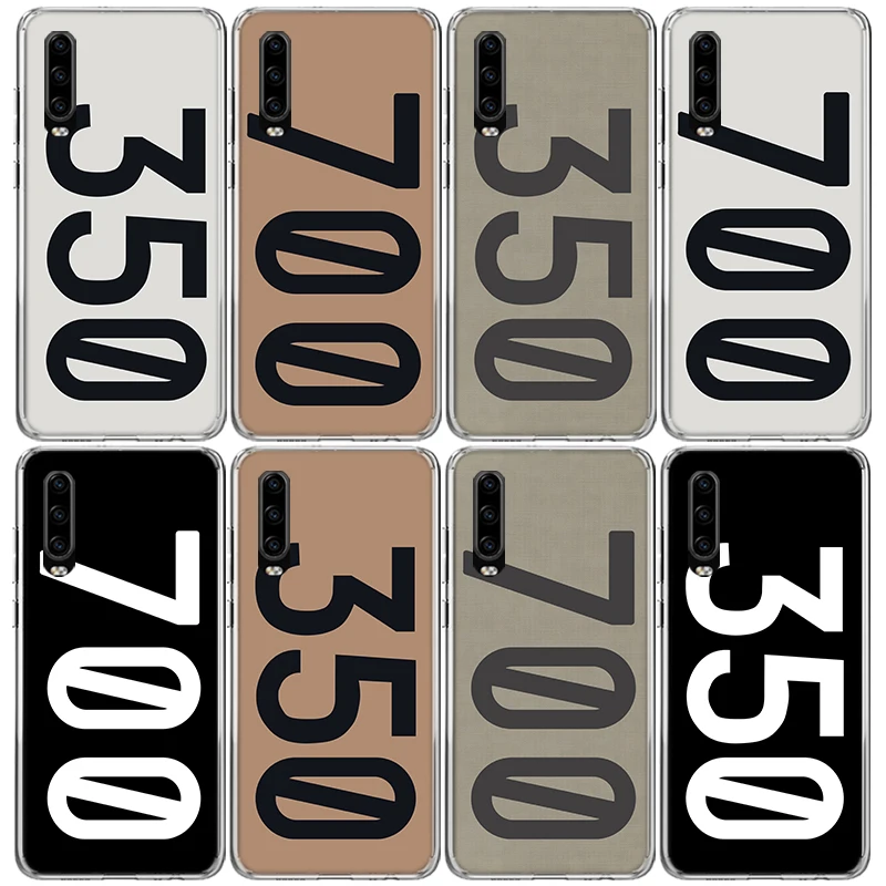 350 700 Yeezy-Design Phone Case For Huawei P40 P30 P20 P10 Lite Mate 10 20 Pro Y5 Y6 Y7 Y9S P Smart Silicone Shell Print Fundas