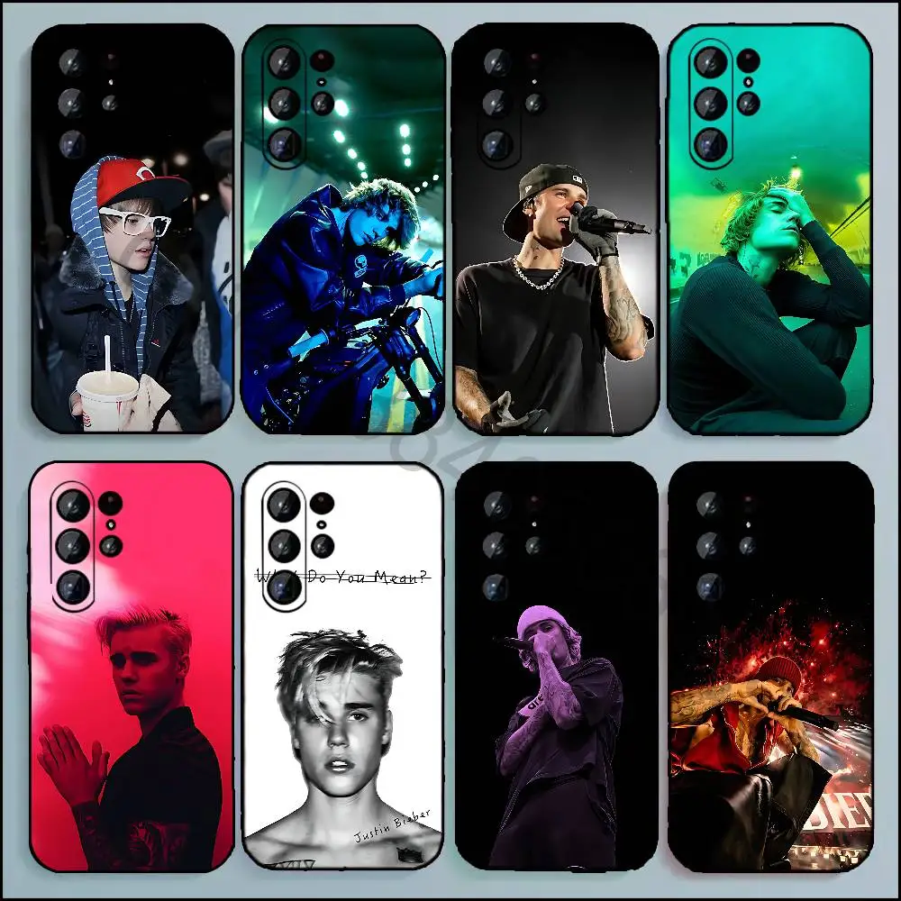 j-justinbieber Phone Case For Samsung Galaxy A20 21 22 31 32 52 53 72 73 80 91 Soft Black Cover