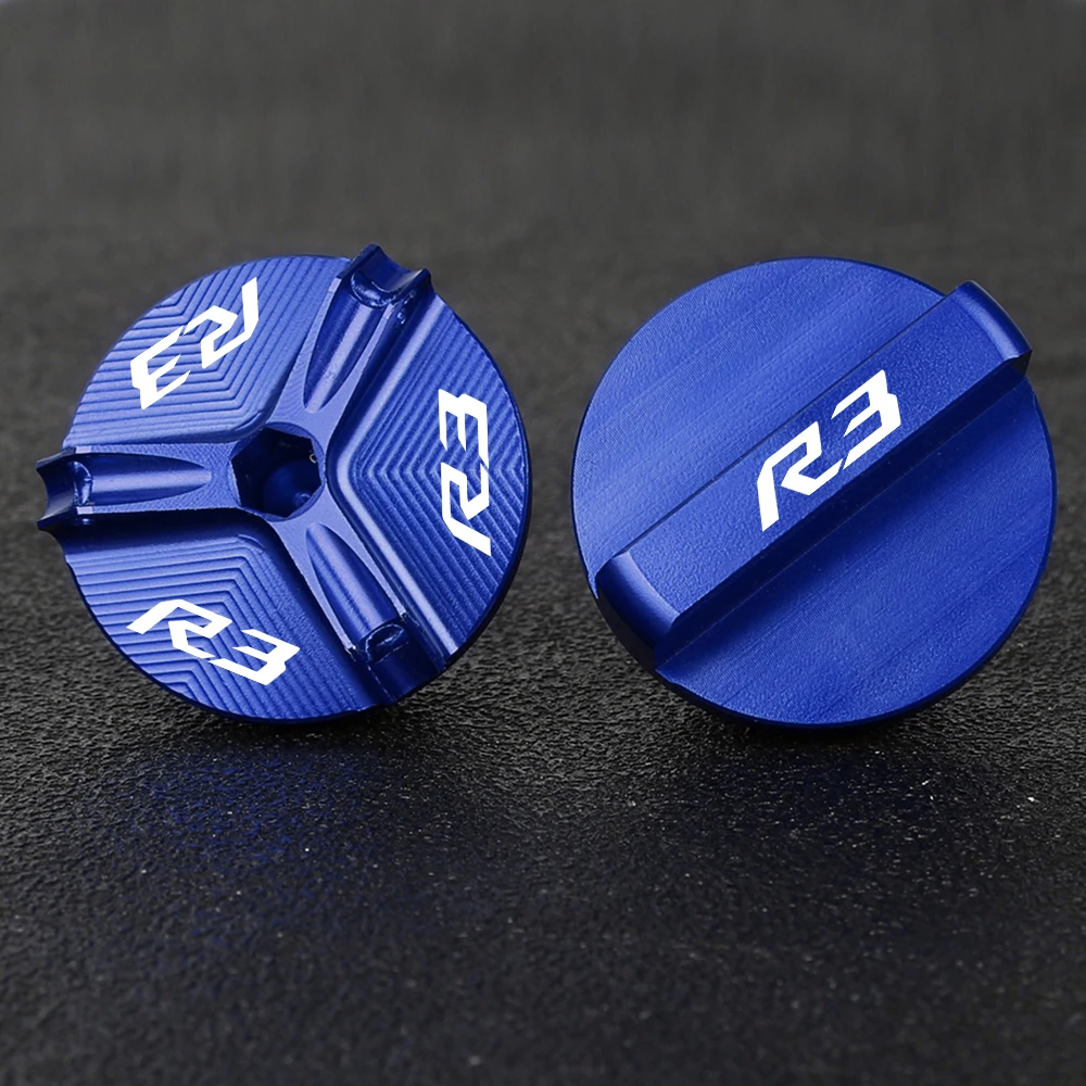 For Yamaha YZF-R3 YZFR3 YZF R3 2015 2016 2017 2018 2019 2020 2021 2022 2023 Motorcycle Engine Oil Filter Cup Plug Cover Screw 