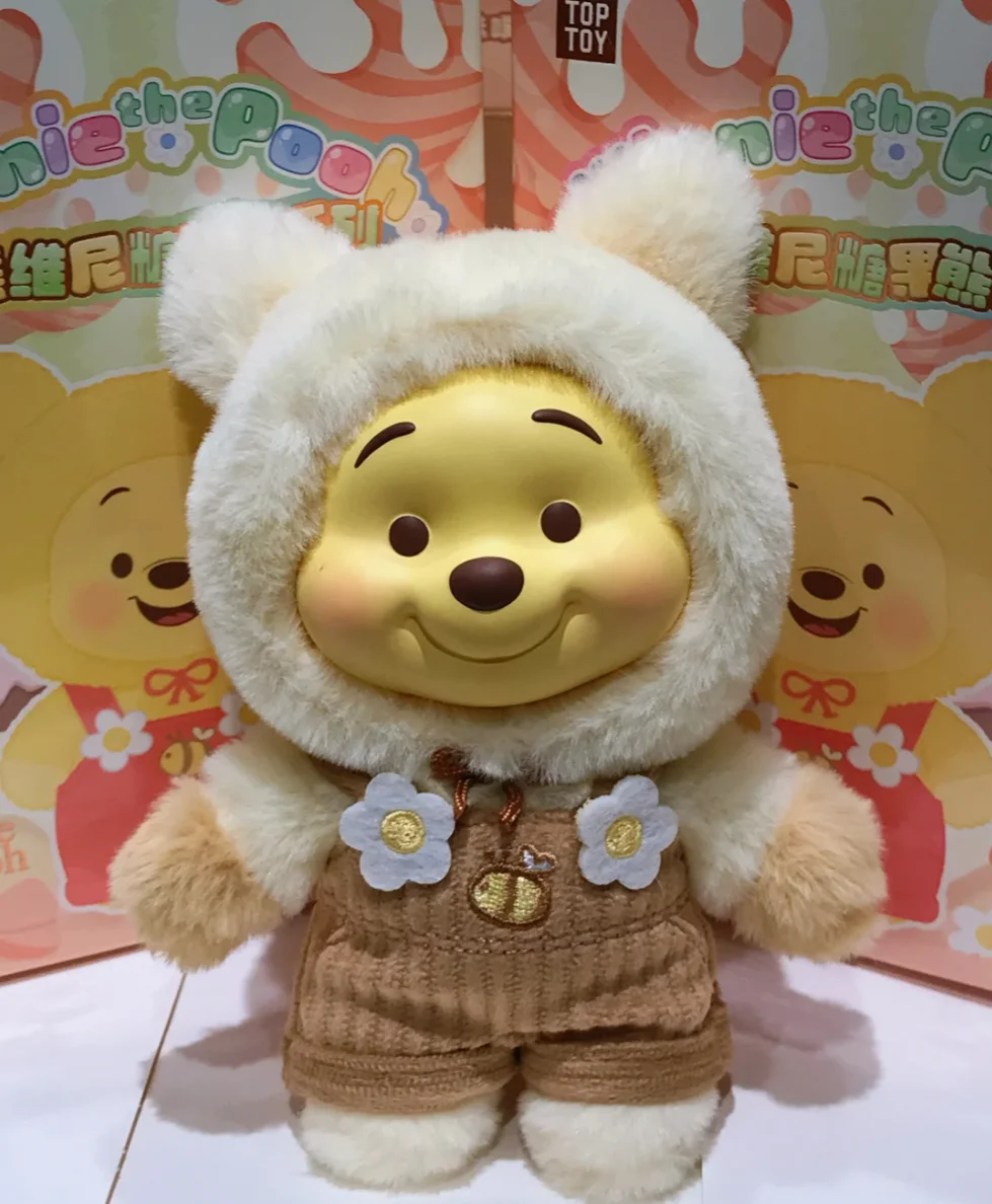 Jouet Winnie l'Ourson en Peluche pour Enfant, Modèle Mignon, Série Bonbons Ours, Boîte Aveugle, Pendentif, Cadeau d'Anniversaire, Nouvelle Collection