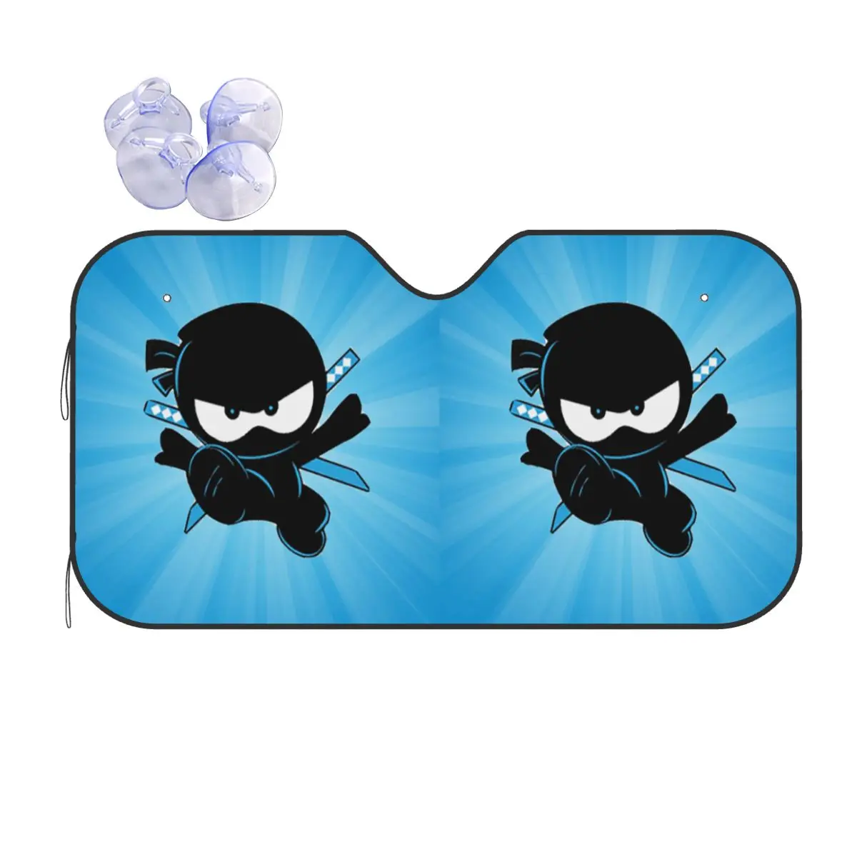 

Ninja Kidz Sunshade Windscreen Car Front Windshield Window Sun Visor Accessories Covers