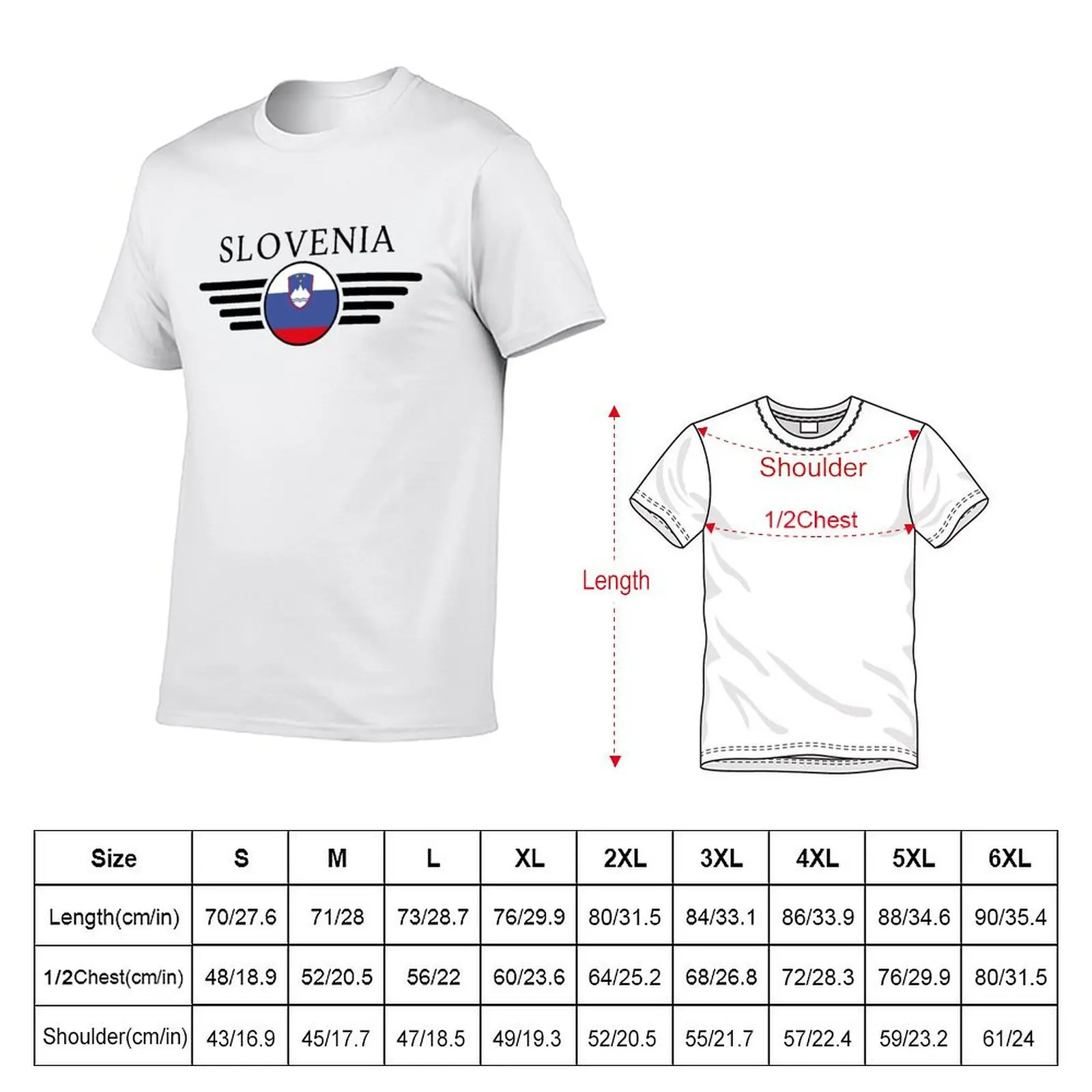 Slovenia Style Design T-Shirt Holiday Lightweight T-Shirt