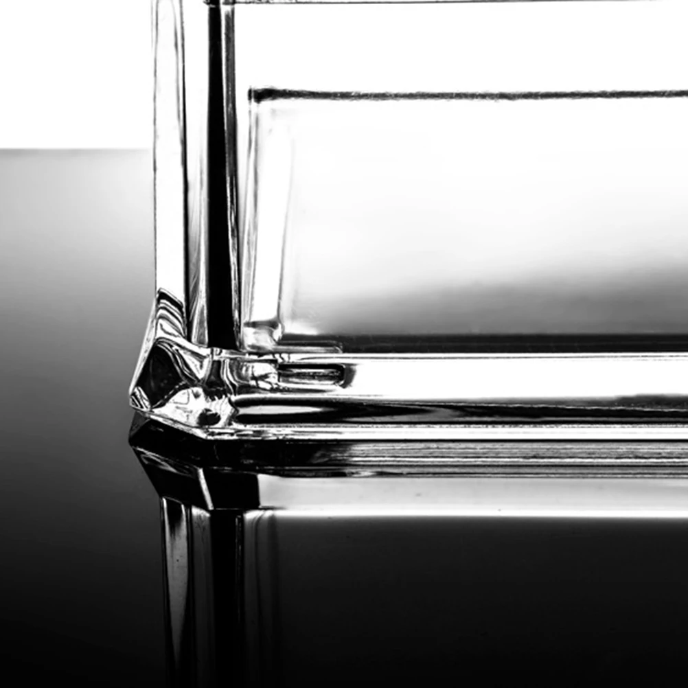 

Storage Clear 3 Compartments Lipstick Rack Holds 6 Makeup Brush Organizer Desk Makeup Holder Top Counter Top