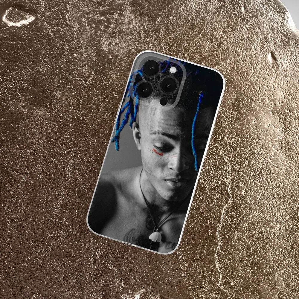 Papper X-Xxxtentacion Phone Case  For IPhone 16,15,14,13,11,12 Pro Max Mini X XR XS 7,8 Plus SE Clear Shockproof Soft Cover