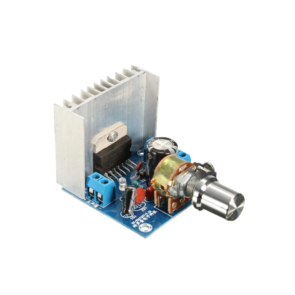 Modul Amplifier Audio Digital AC/DC 12V TDA7297 - 15W+15W Dual - Channel Stereo Power Amplifier Board untuk Sistem Suara DIY