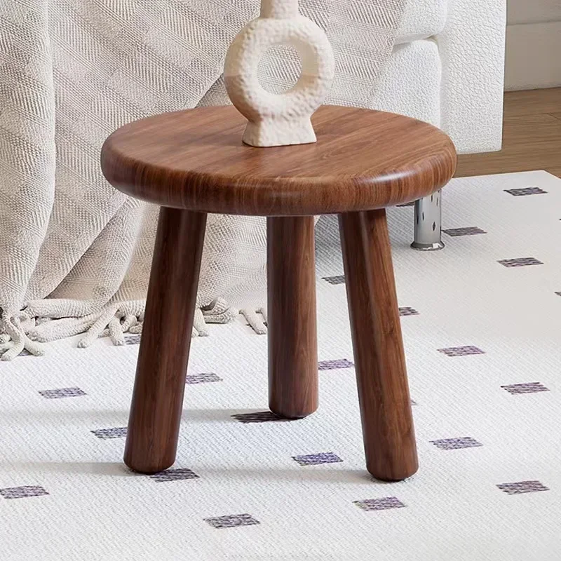 Solid Wood Small Household Small Bench Wooden Low Stool Simple Modern Low  Living Room Bedroom Shoe Changing Stool