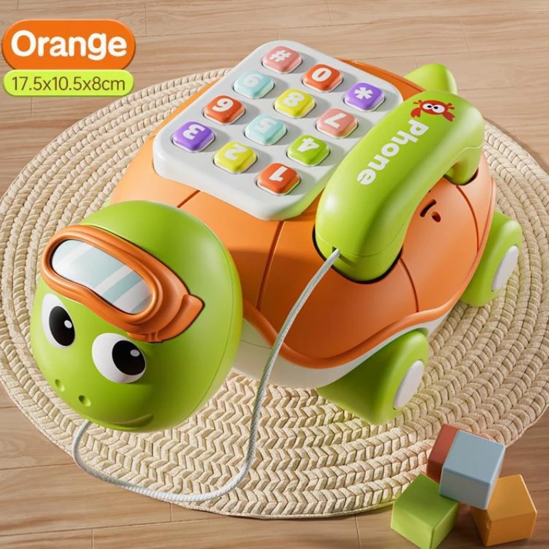ABS السلاحف الموسيقية الزحف ألعاب الأطفال محاكاة الموسيقى صوت البيانو ضوء لغز مضحك آلة التعلم الإلكترونية #5