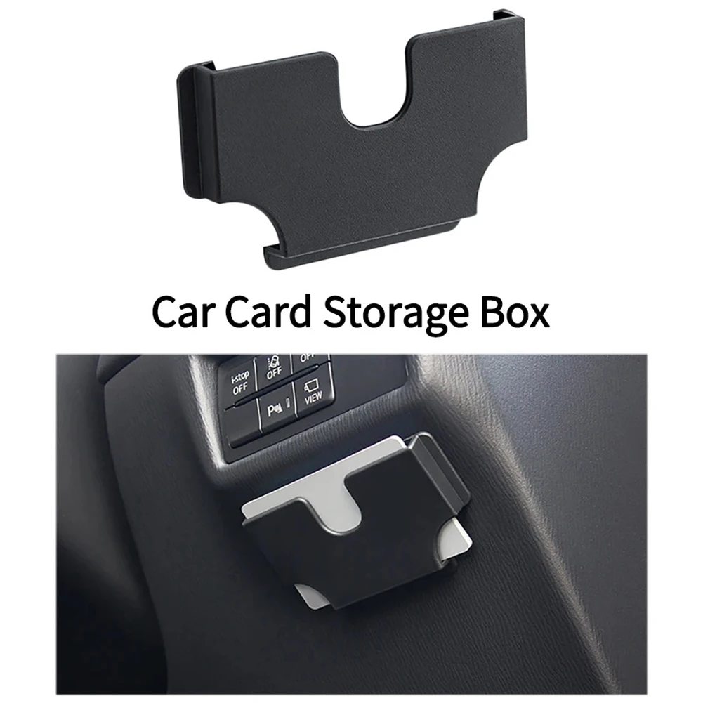 Car Mounted Card Holder Voucher Storage Box Car High-Speed Card Slot Card Card Hoider Space-Saving Interior Storage Box