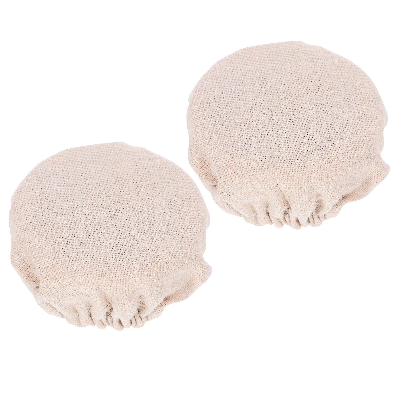 

2pcs Cloth Cap Replacement Parts Durable Reusable Kitchen Jar Lids Wide Mouth Glass Storage Covers Food Bonnets