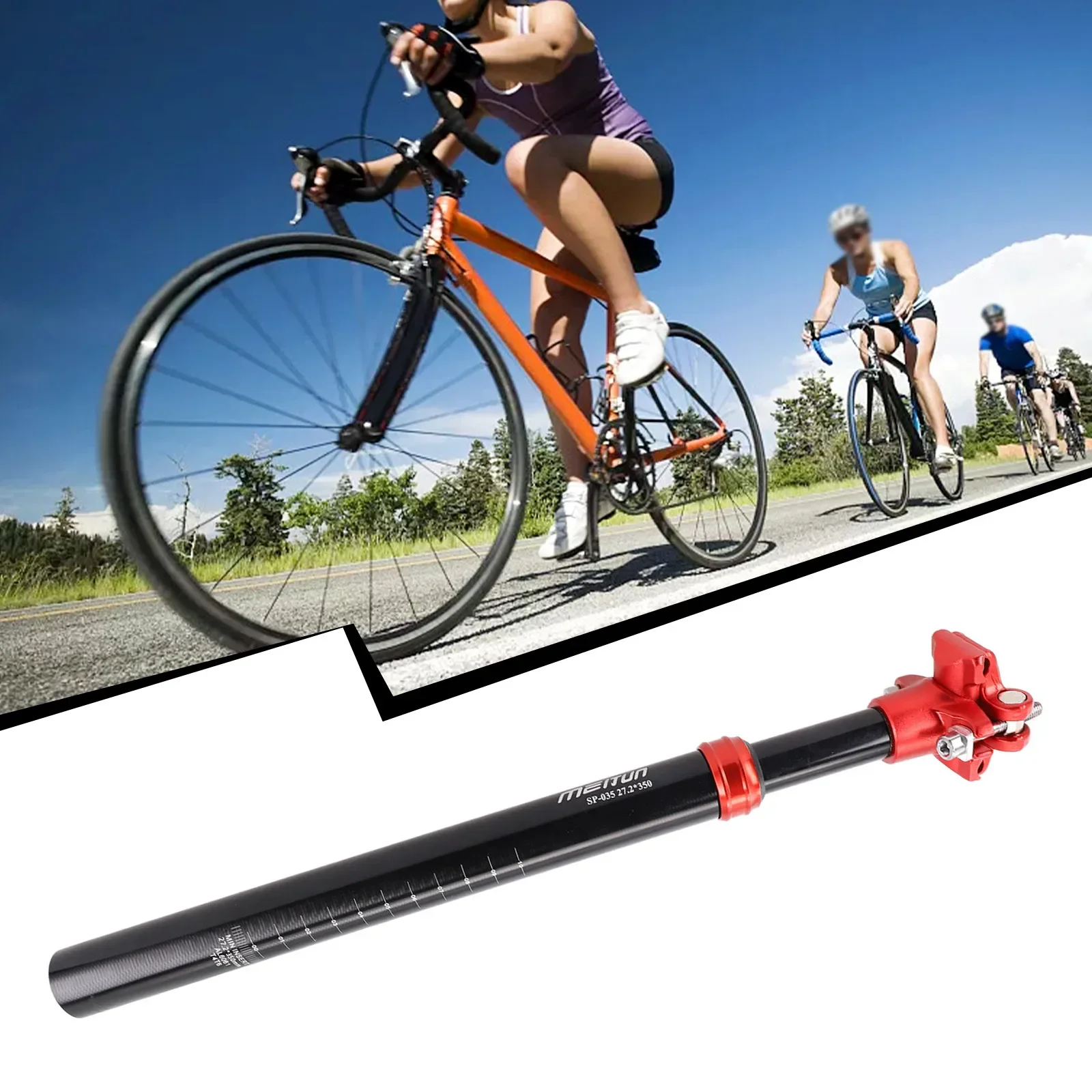 

Bicycle Seatpost High Quality Materials Superior Performance MTB Road Bike Seatpost with Spring Shock Absorption