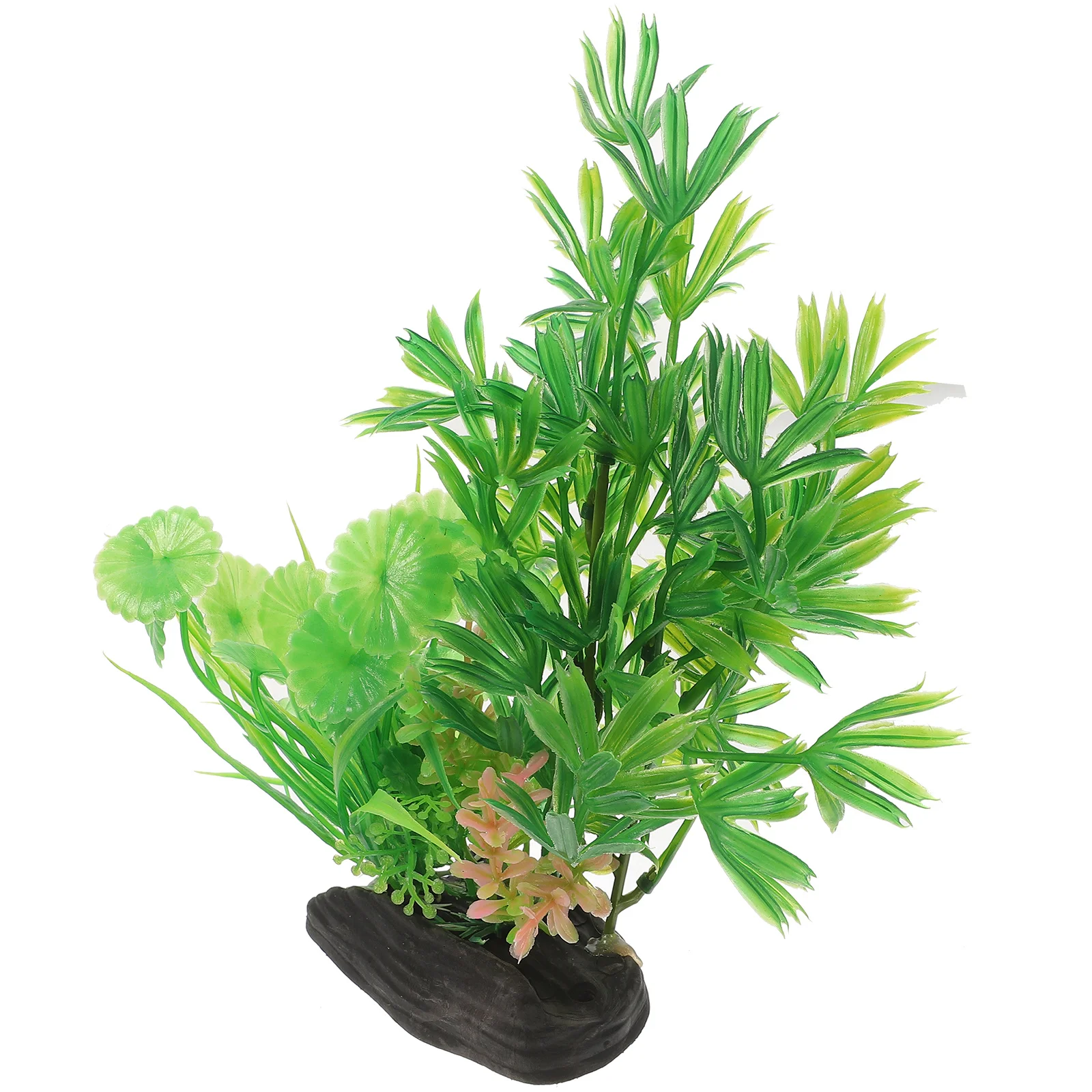 

Realistic Aquarium Fake Plant Fish Tank Decoration Lifelike Aquatic Ornament Plastic Durable Water-Resistant Landscaping