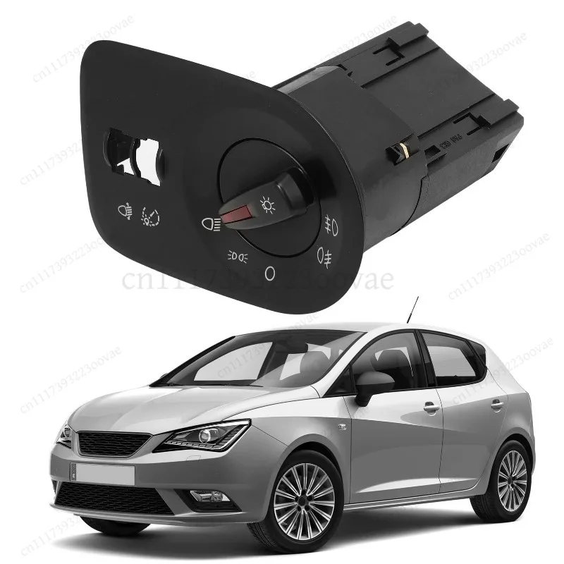 Headlight Fog Light Switch For Seat Ibiza IV Main Light Control Button 6J1941531J 6J1941531A 6J1941531AL