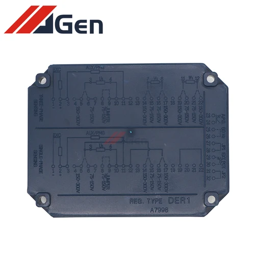 Imagen 2 del producto Regulador de voltaje automático DER1 AVR para generadores Entrega rápida Compatible con el original