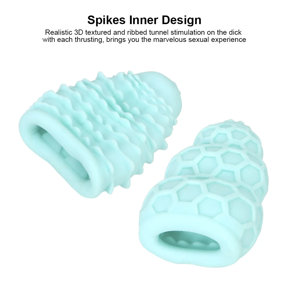 Silicone Sex Toys For Men Male Masturbation Cup Vagina Egg Peni Massage Adult Toy For Men Glans Exercise Blowjob Toy Stretchy view 4
