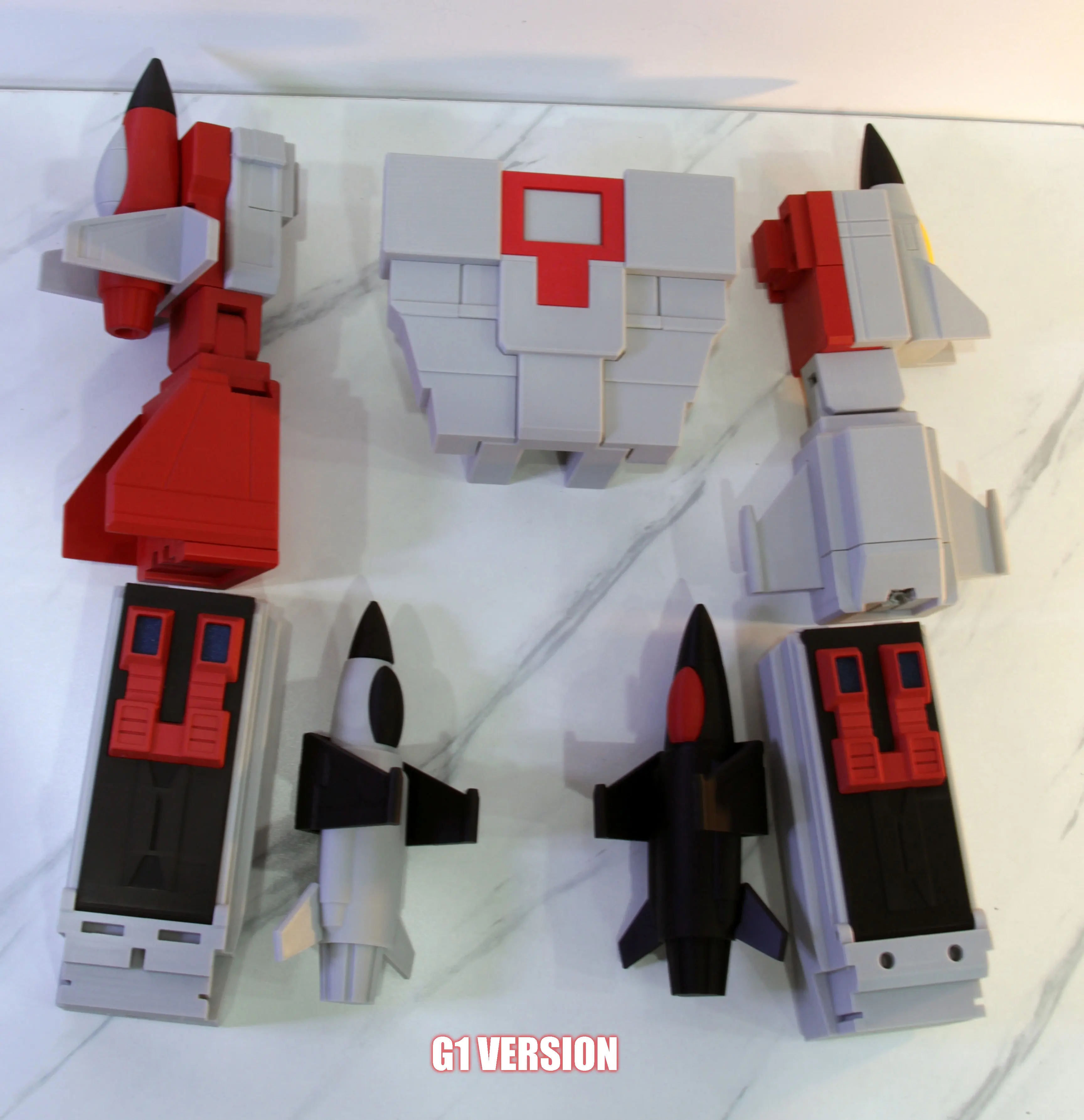 QQT PLA 3D-printen upgradekit Laat alle leden vrij voor FansToys FT30 Superion Transformation