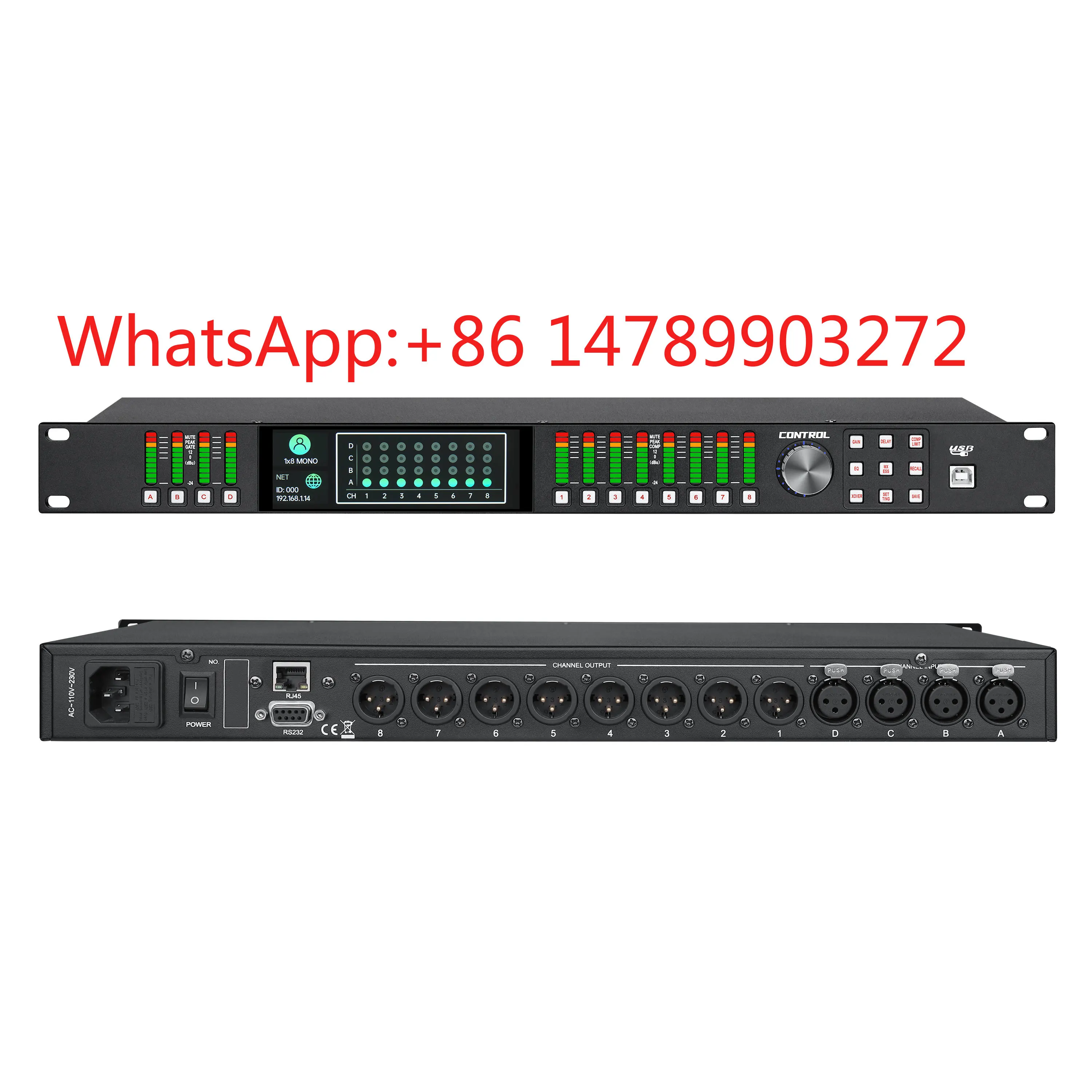 

Quick Tuning DSP Audio Processor Stage Temporary Performance Sound Equipment