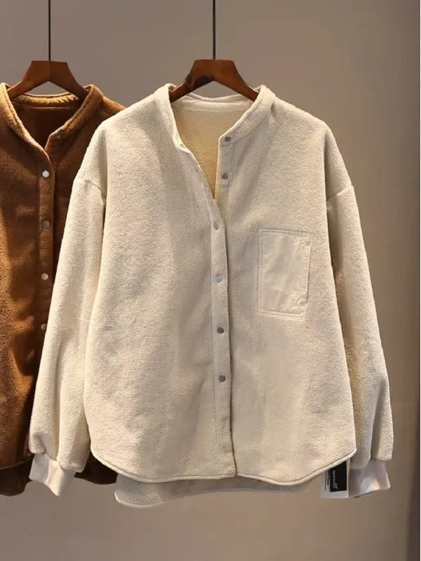 

Зимняя теплая пушистая куртка, свободная повседневная длинная све, круглая женская одежда больших размеров, универсальный топ