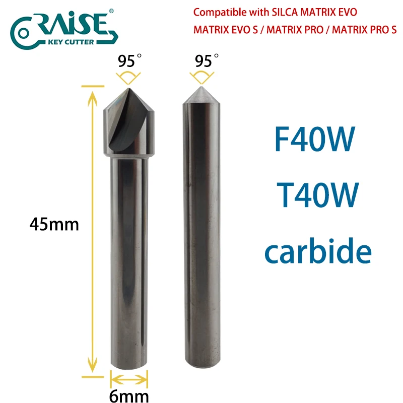 

RAISE Cutter compatible with SILCA F40 T40 SILCA MATRIX Key Cutting Machine