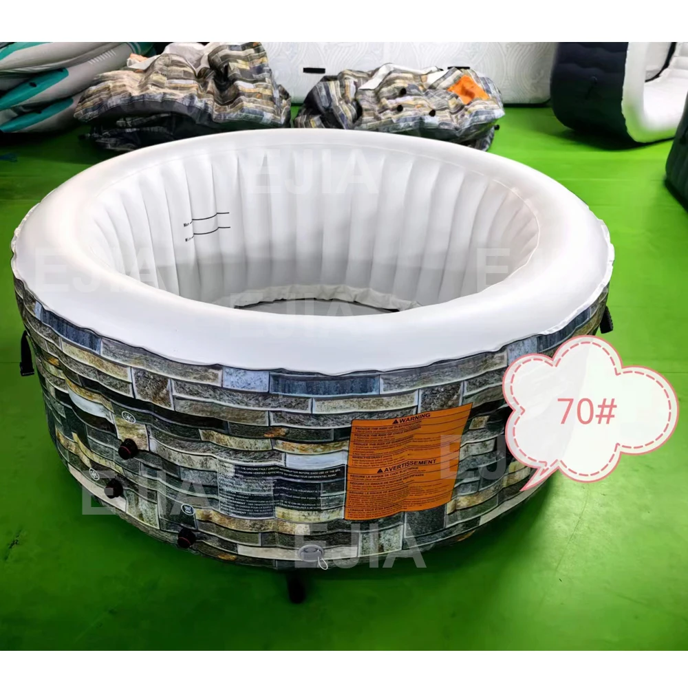 STLF بالجملة حوض استحمام ساخن ل 4-6 أشخاص في الهواء الطلق الترفيه حوض سبا فناء كبير دائم نفخ حوض استحمام ساخن تدليك سبا المنزل #6