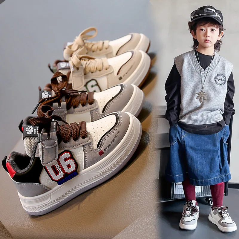 

Children Low-top Running Shoes Chunky Versatile Boys Girls Causal Tennis Shoes Unisex School Kids Non-slip Outdoor Sneakers
