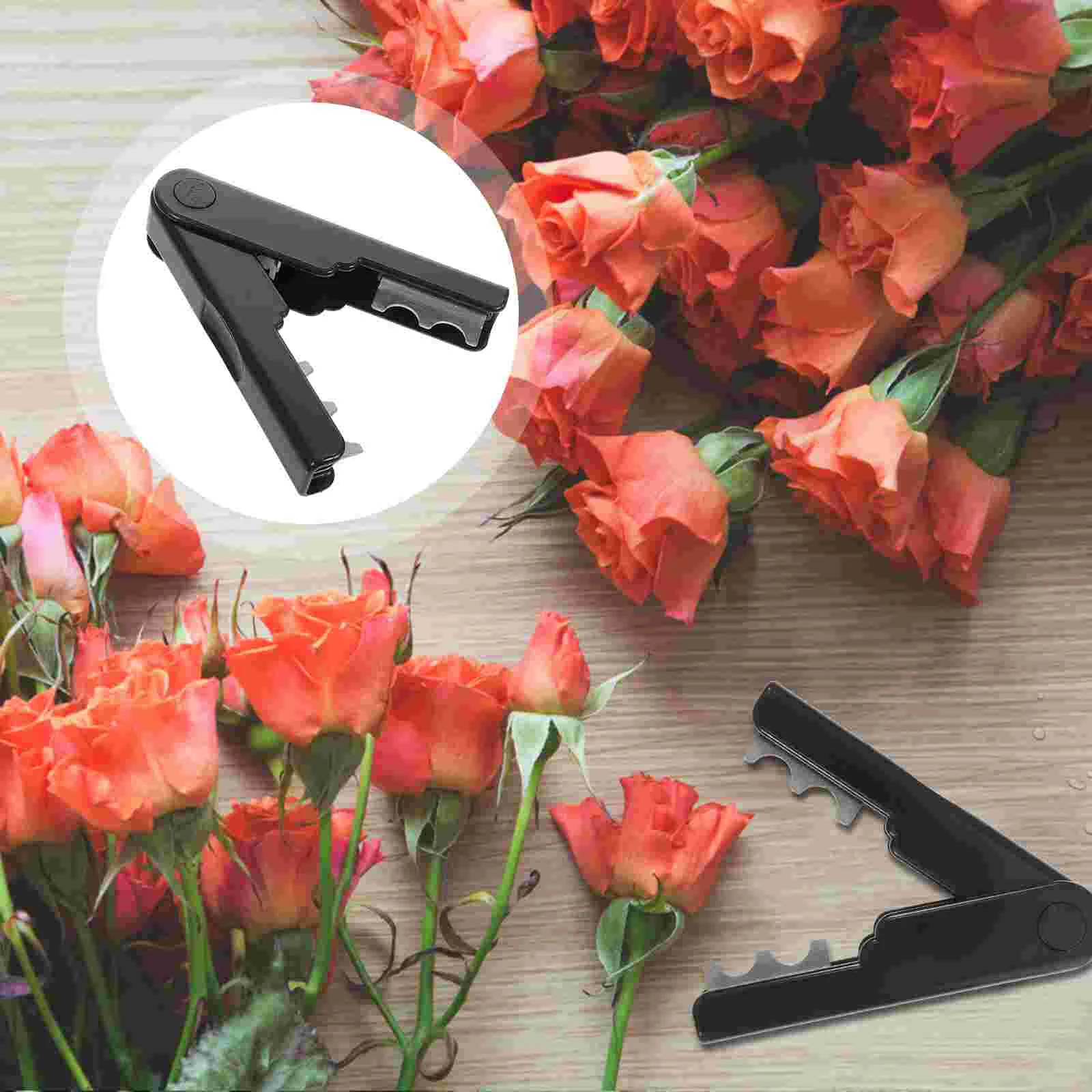 Thorn Leaf Remover Flower Punching Pliers Florist Rose Miss Pruning Shears