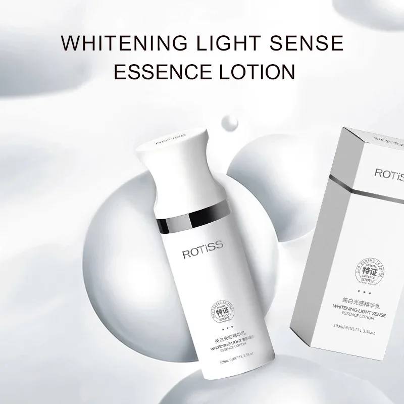 

Skincare-ROTiSS-Whitening Light Sense Essence Lotion, Reduces Pigmentation, Increases Skin Brightness and Decreases Facial Skin