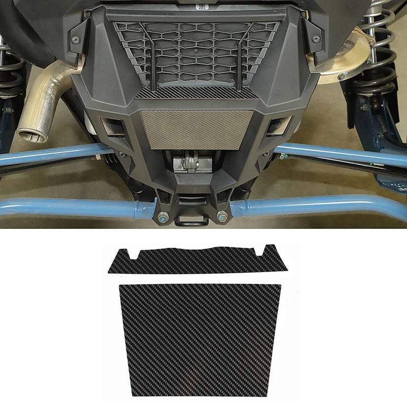 Carbon Fiber Rear Panel Trim Sticker Decoration For Polaris RZR PRO XP Ultimate 2021 2022 UTV Accessories