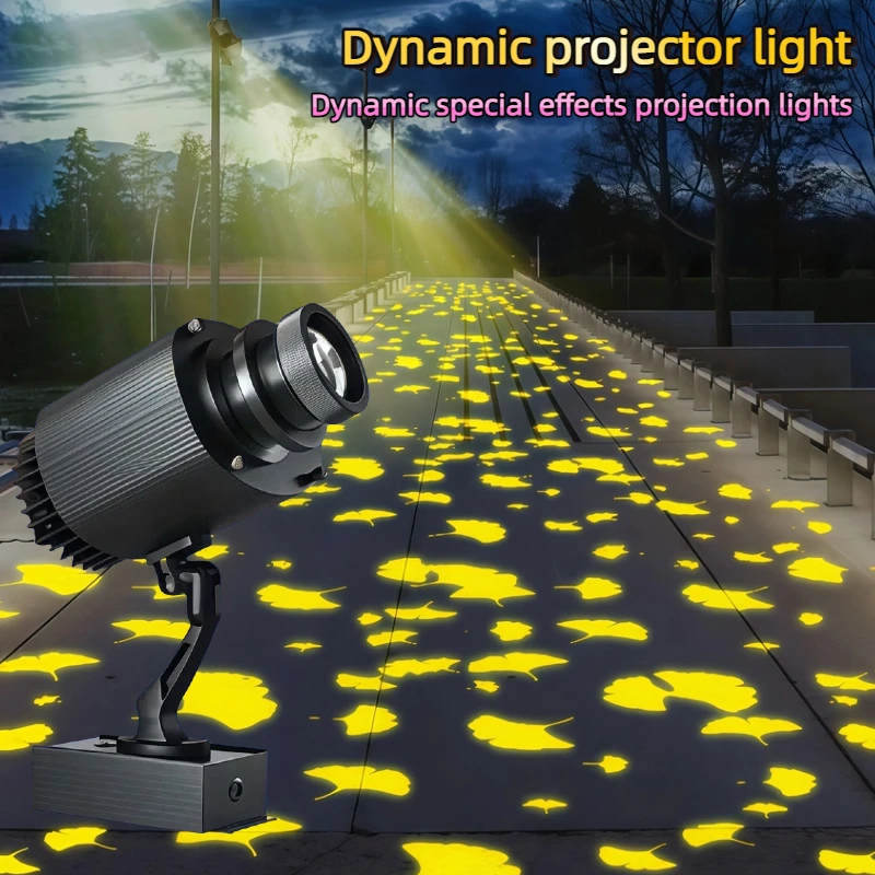 

Garden Dynamic Projection Light Park Landscape Lighting Atmosphere Outdoor Waterproof Store Logo Lights Customization 15W 25W