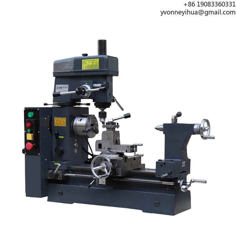 

Metal Variable Speed Combination Drill Mill MY420 Multifunction Mini Lathe Machine Machinery
