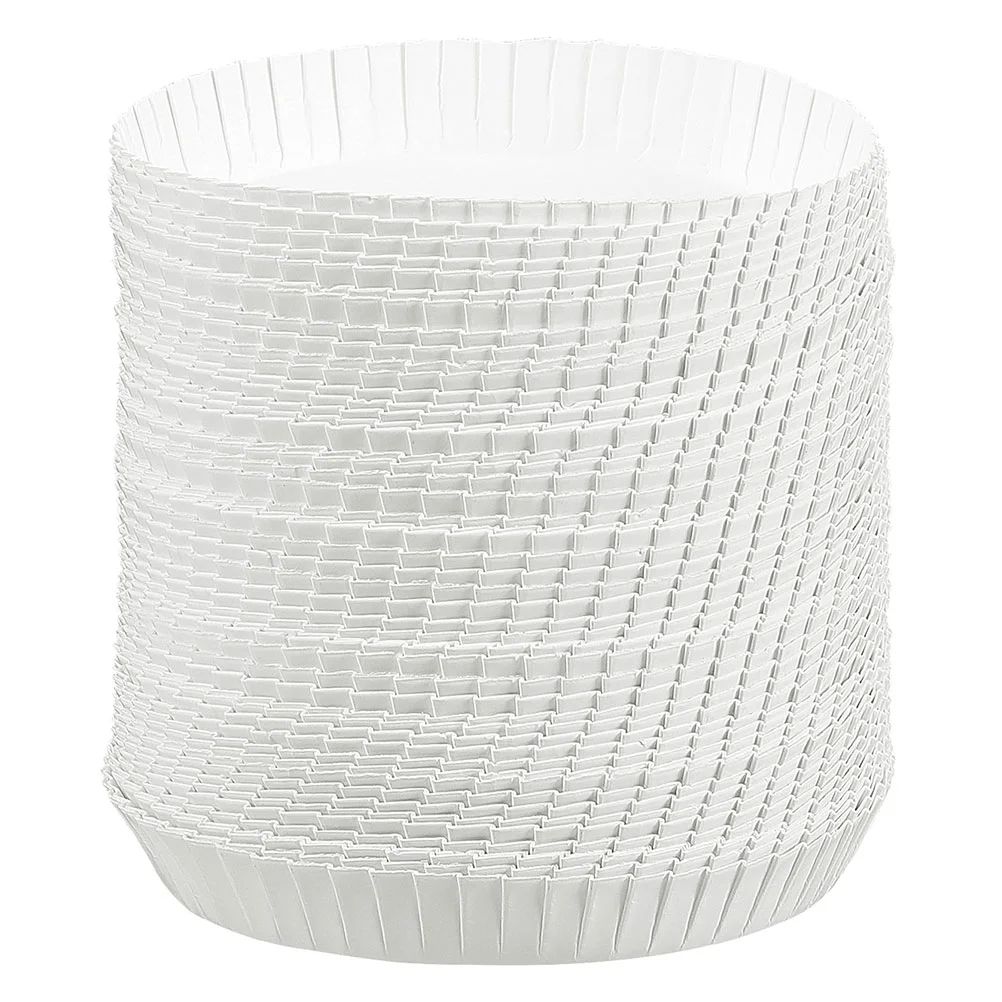 

100pcs 5cm Disposable Paper Cup Lids For Hotels Restaurants Tea Houses Dustproof Splashproof Drink Covers Glass Covers
