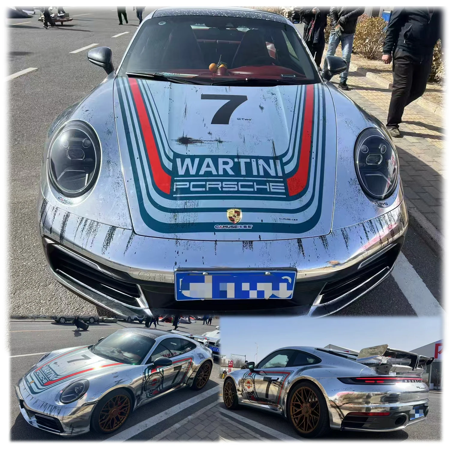 

Глянцевая металлическая ПВХ автомобильная пленка для автомобильной упаковки, виниловая пленка нестандартных цветов с функцией изменения цвета, заводская цена