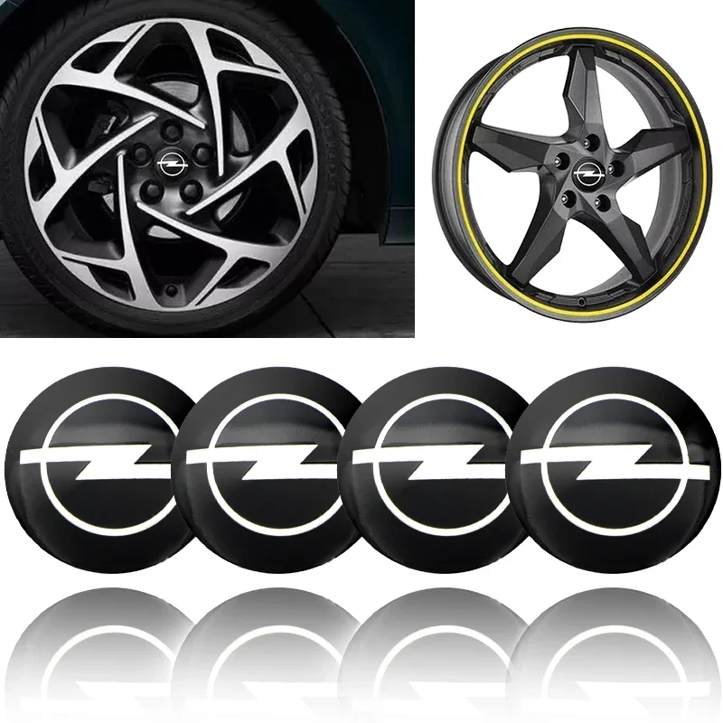 

4pcs 56mm Car Wheel Center Hub Cap Rim Cover Emblem Stickers For Opel Astra Antara vectra Vivaro corsa c d zafira Car Styling