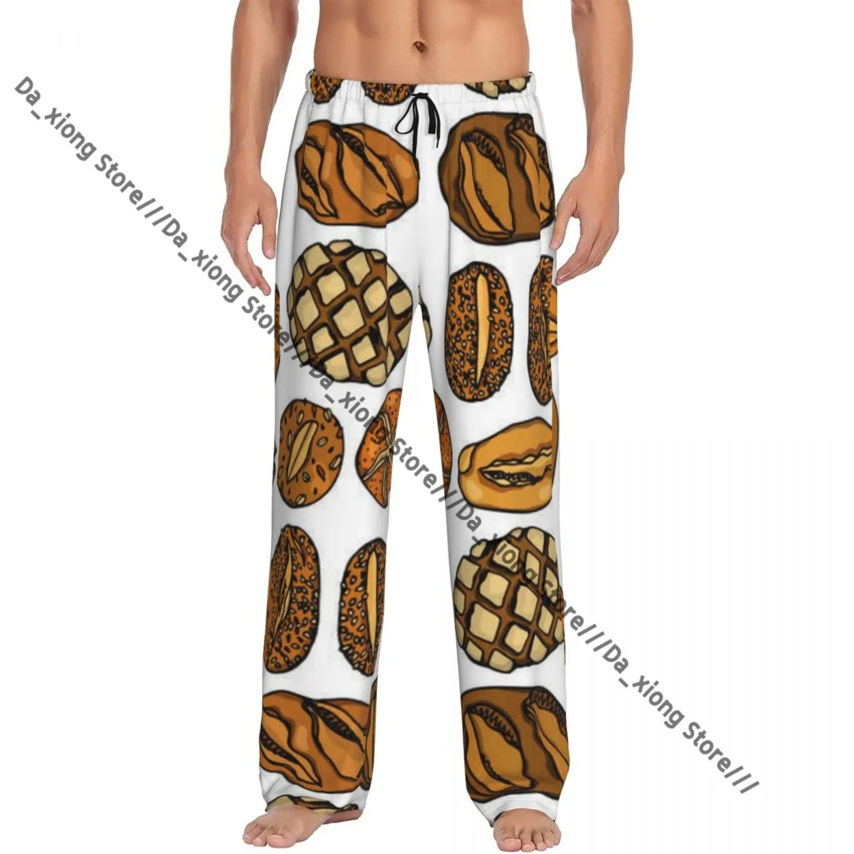

Мужские пижамы с немецким узором хлеба, пижамы, брюки, брюки для отдыха, штаны для сна