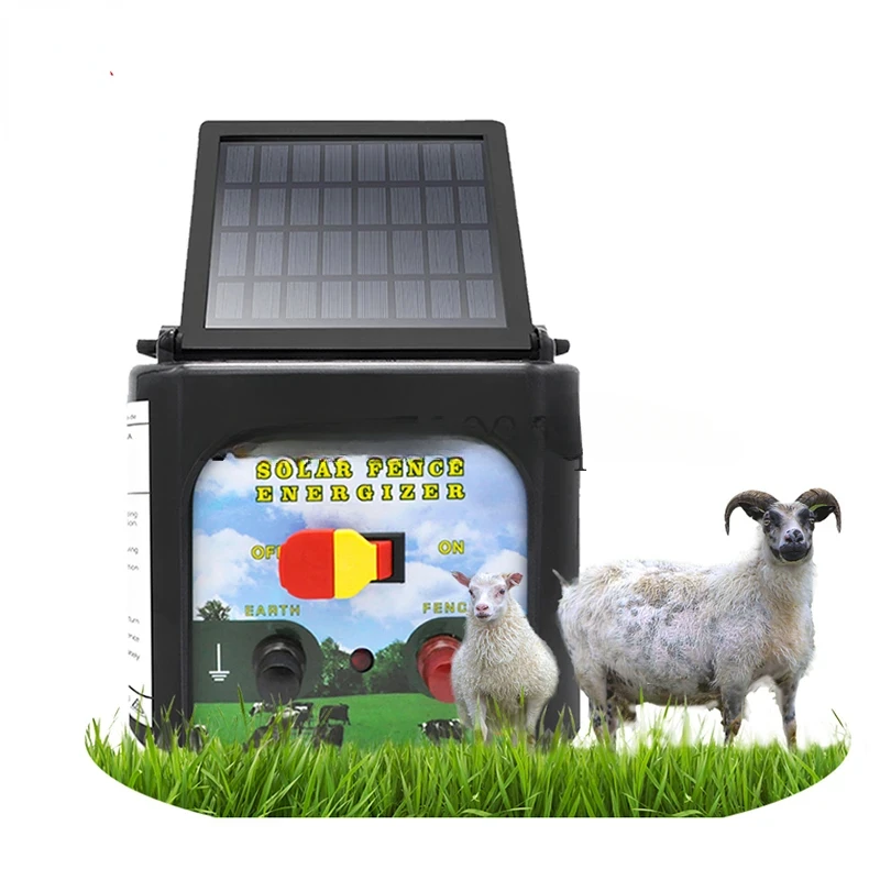 Electric Fence Energizer for 0.15 Joule Solar Farm Fence Voltage Energizer Cattle Horses Sheep Elephant Electric Fence