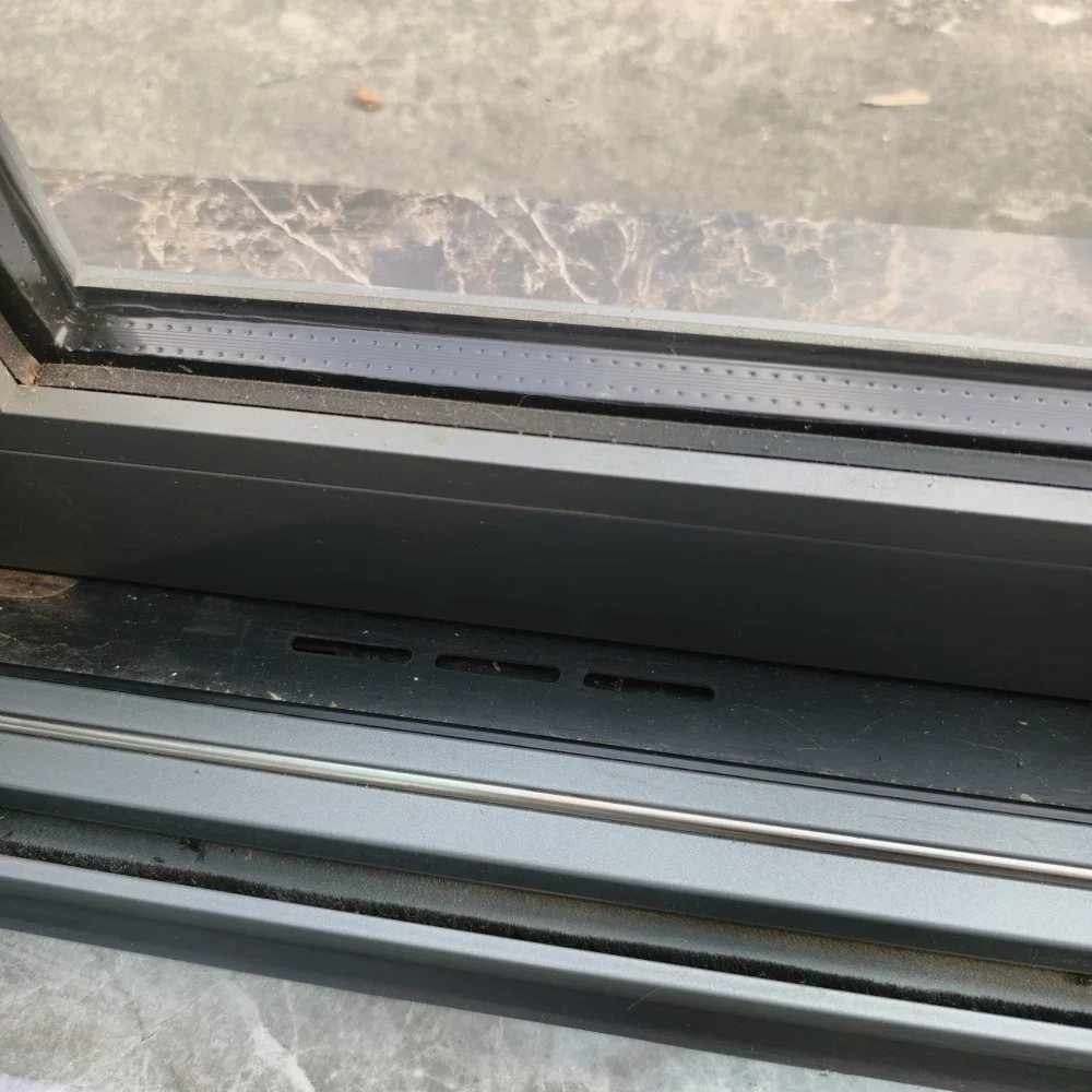 Porte marketen aluminium pour maison, rupture thermique, porte marketrapide, sécurité personnalisée, haute qualité