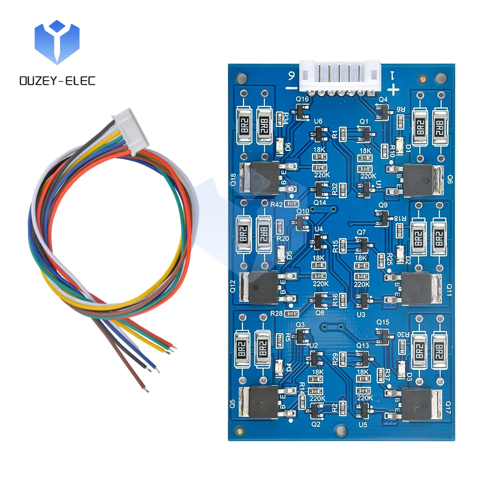 Titanato De Lítio Bateria Carregamento Proteção Board, Módulo Equalizador Capacitivo, Bateria Sistema De Gestão, 6S