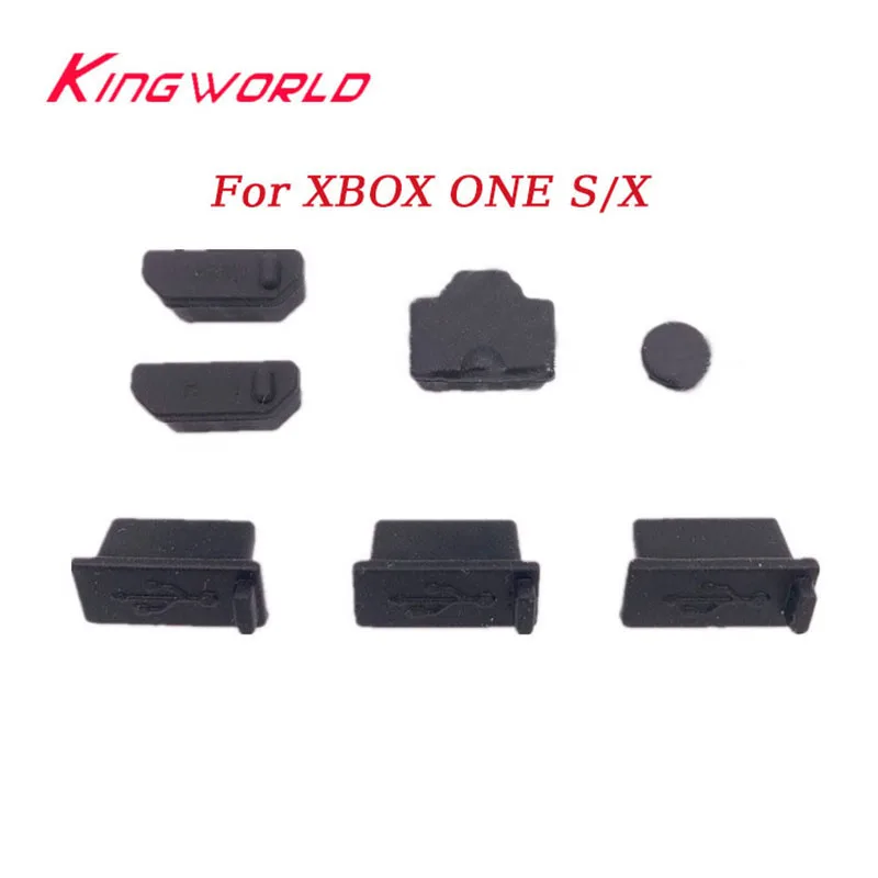 Sostituzione 1 Set di tappi antipolvere kit in Silicone per xbox one x s Console da gioco custodia antipolvere accessori per custodia