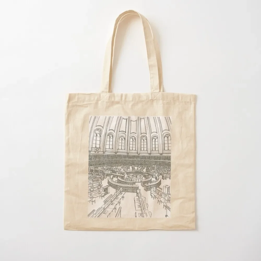 

Library in London Tote Bag Women's shopping bag hand bags Shopper tote bag women