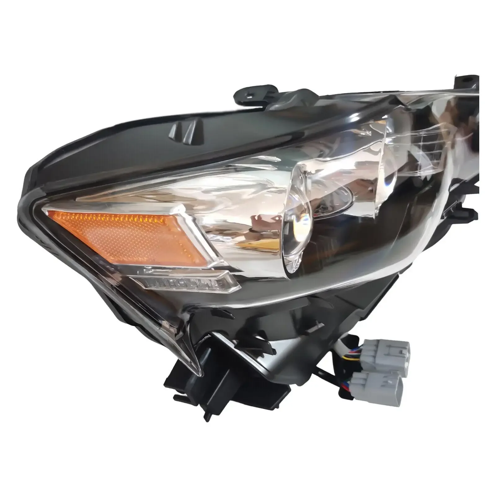 الجانب الأيسر للسائق العلوي LED كشافات LH لكزس IS250 IS350 2014 2015 2016 نفاذية الضوء العالي الإسكان الأسود
