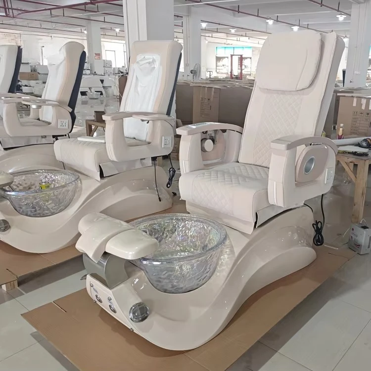 Muebles de salón de manicura, silla de Spa de pedicura y masaje de lujo, Sillones de pedicura Shunlong Para Masajes Para pedicura