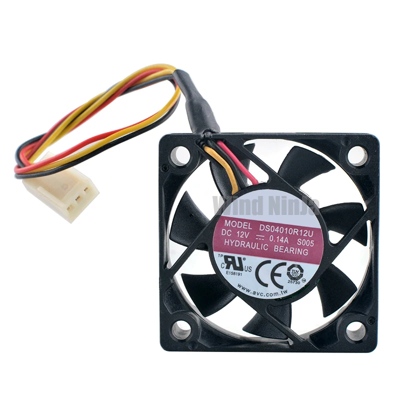 Ventilador de refrigeración silencioso DS04010R12U para CPU de placa base North South Bridge, 4cm, 40mm, 40x40x10mm, DC12V, 0.14A, 0.03A, 4500rpm