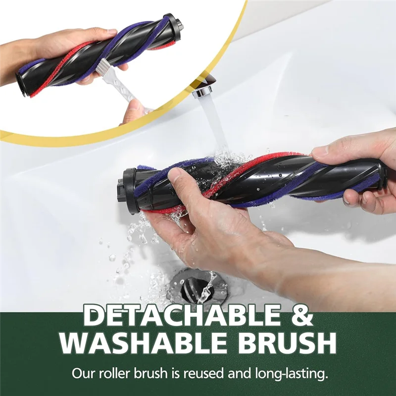 

A67Z For Dyson V7 V8 V10 V11 V15 Cordless Stick Vacuum Cleaners With LED Headlights Roller Floor Brush Head Replacement