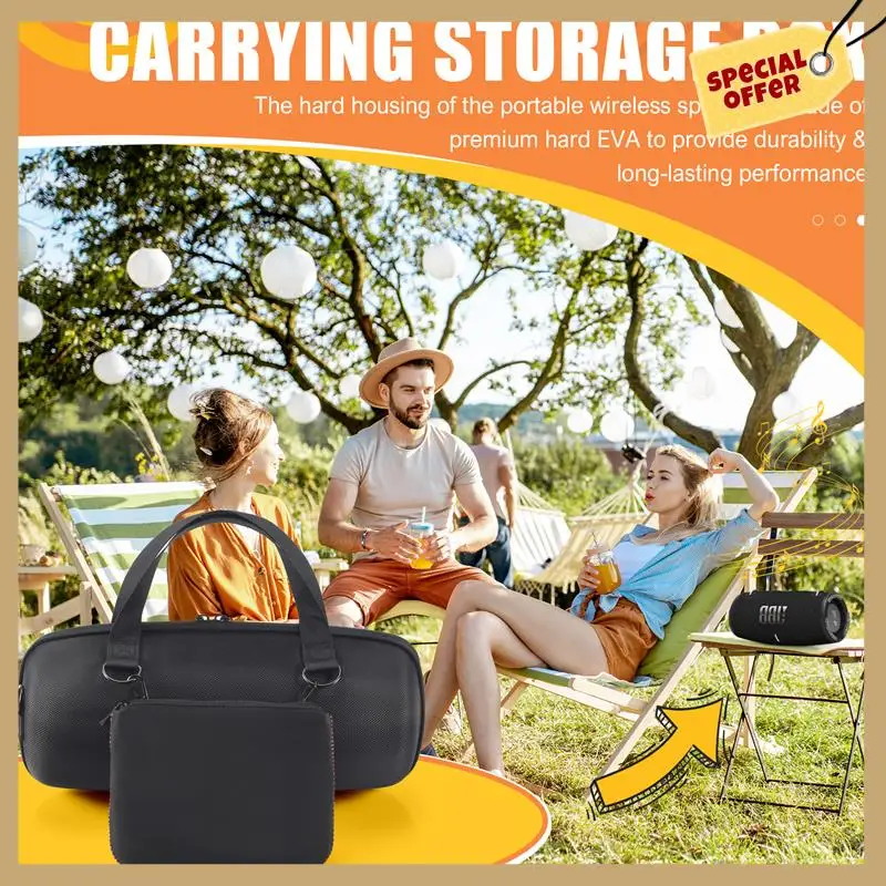 Stabilna wydajność - twarda obudowa EVA do przenoszenia Xtreme 3 Podróżny schowek Pokrowiec ochronny Przenośna torba na głośnik bezprzewodowy