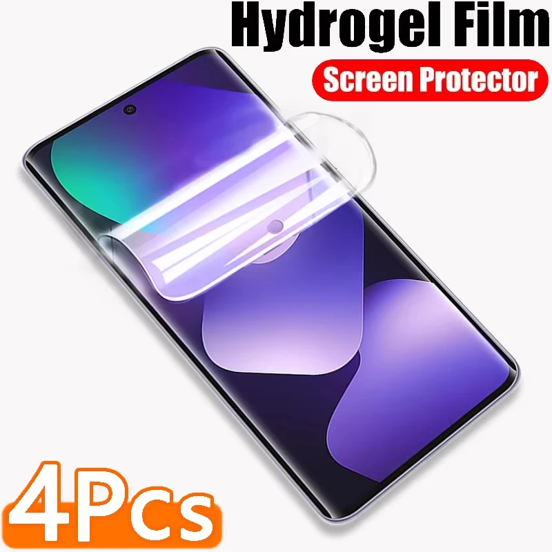 1-4PCS Clear Soft Hydrogel Film For Samsung Galaxy S25 Ultra S26 S25 S24 Ultra S23 S22 S21 FE S20 FE S24 Plus Screen Protector