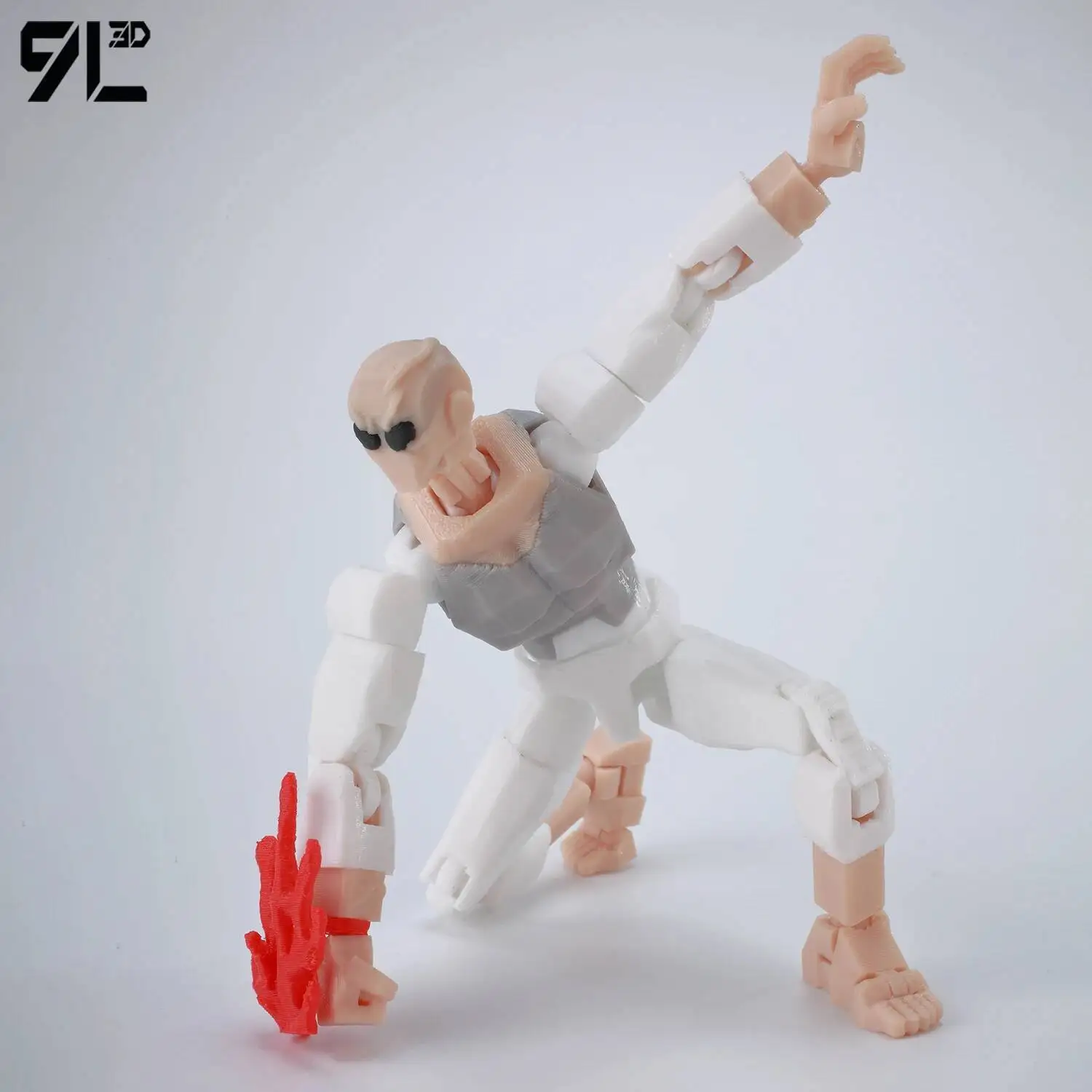 9L3D الذي لا يقهر الدمية 13 Titan13 Lucky13 T13 الذي لا يقهر-لا يقهر قاتل علامة ديكور السيارة الداخلي عمل نموذج لجسم اللعب هدية